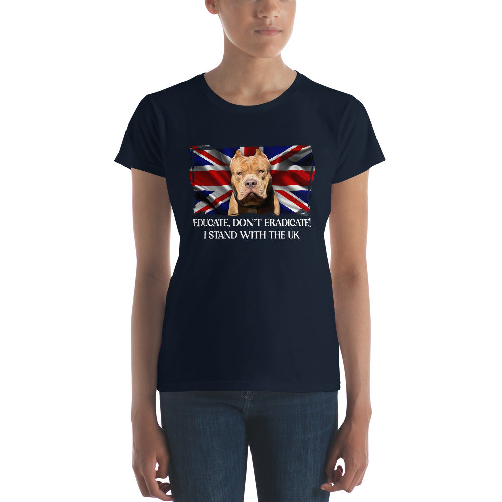I Stand With The UK Fitted T Shirt