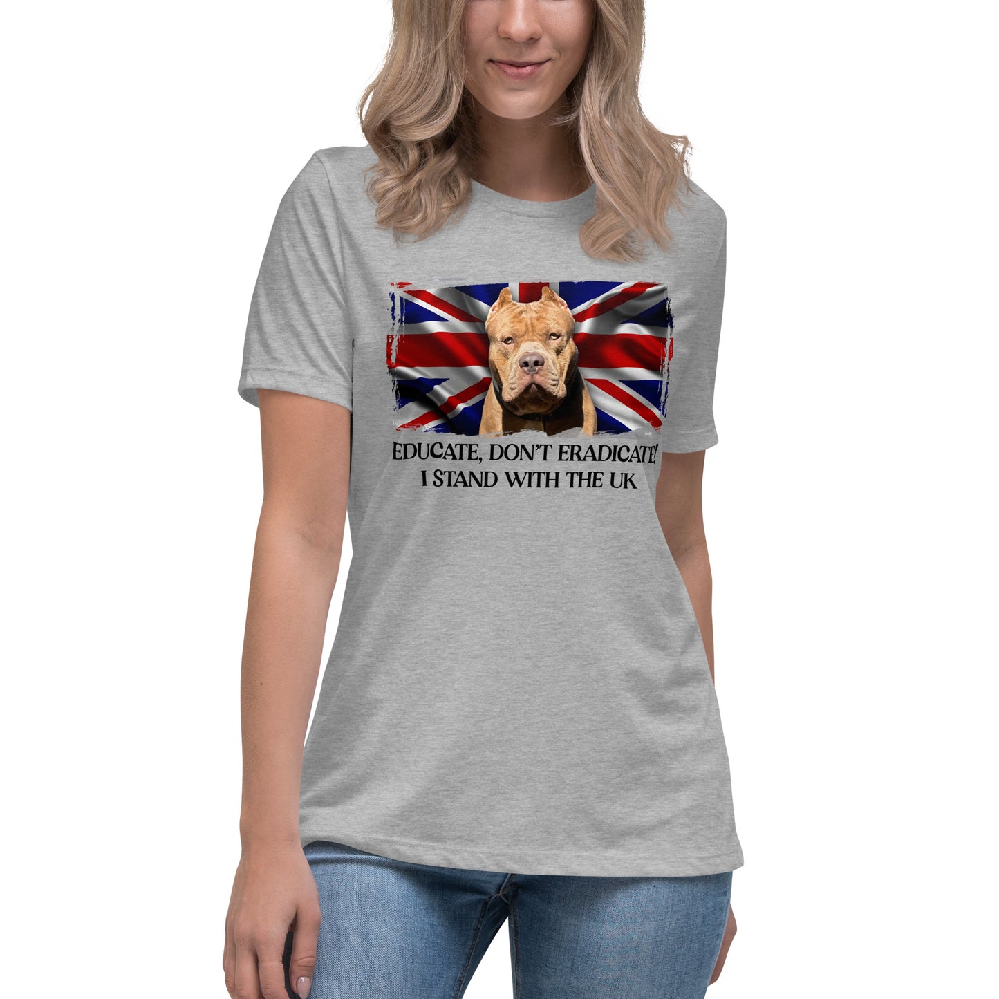 I Stand With The UK Loose Fitting Women's T Shirt