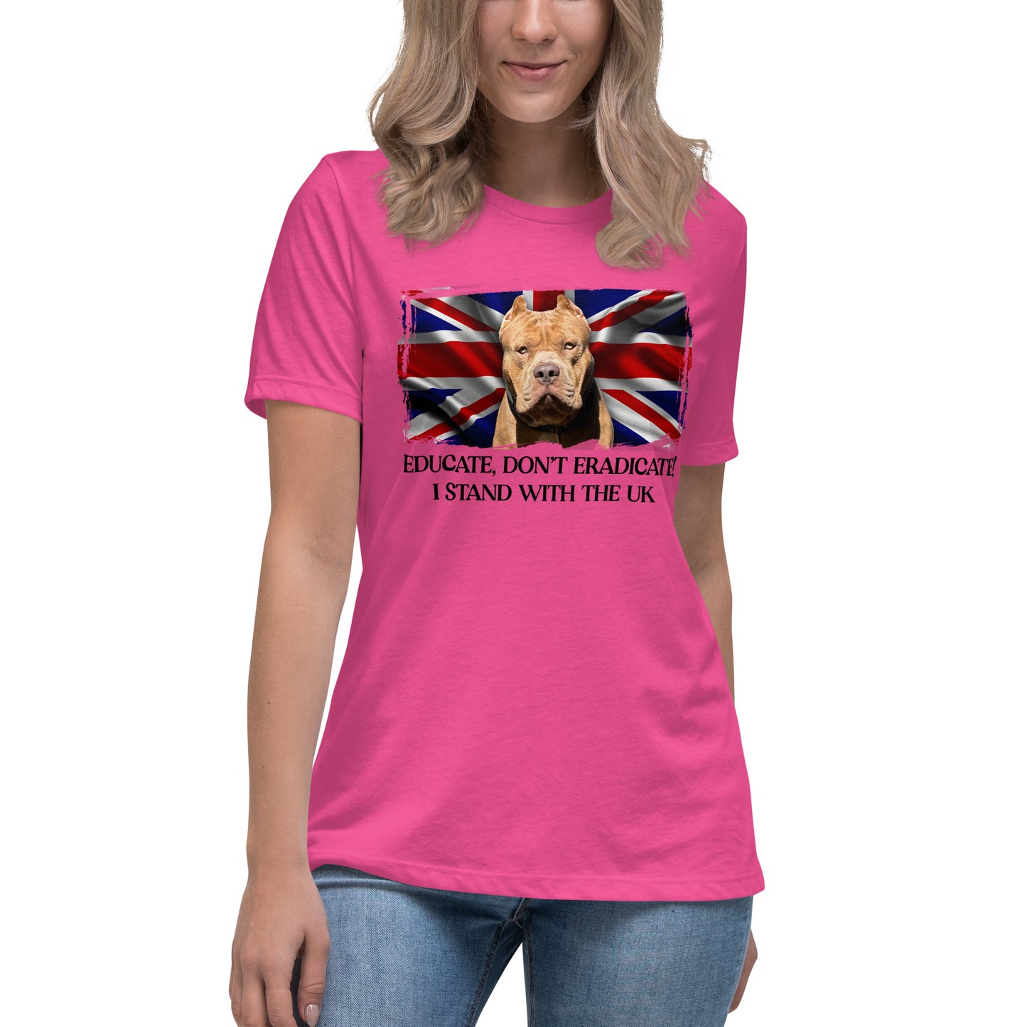 I Stand With The UK Loose Fitting Women's T Shirt