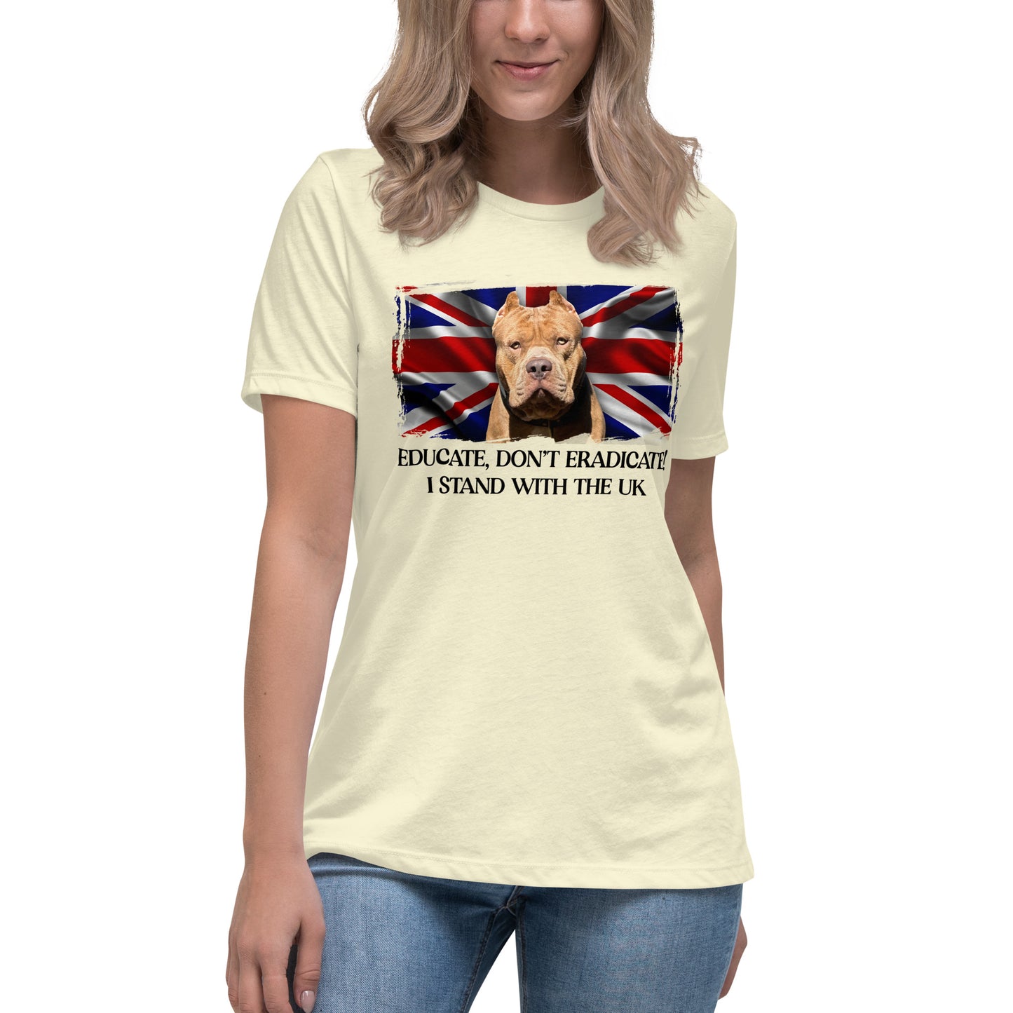 I Stand With The UK Loose Fitting Women's T Shirt