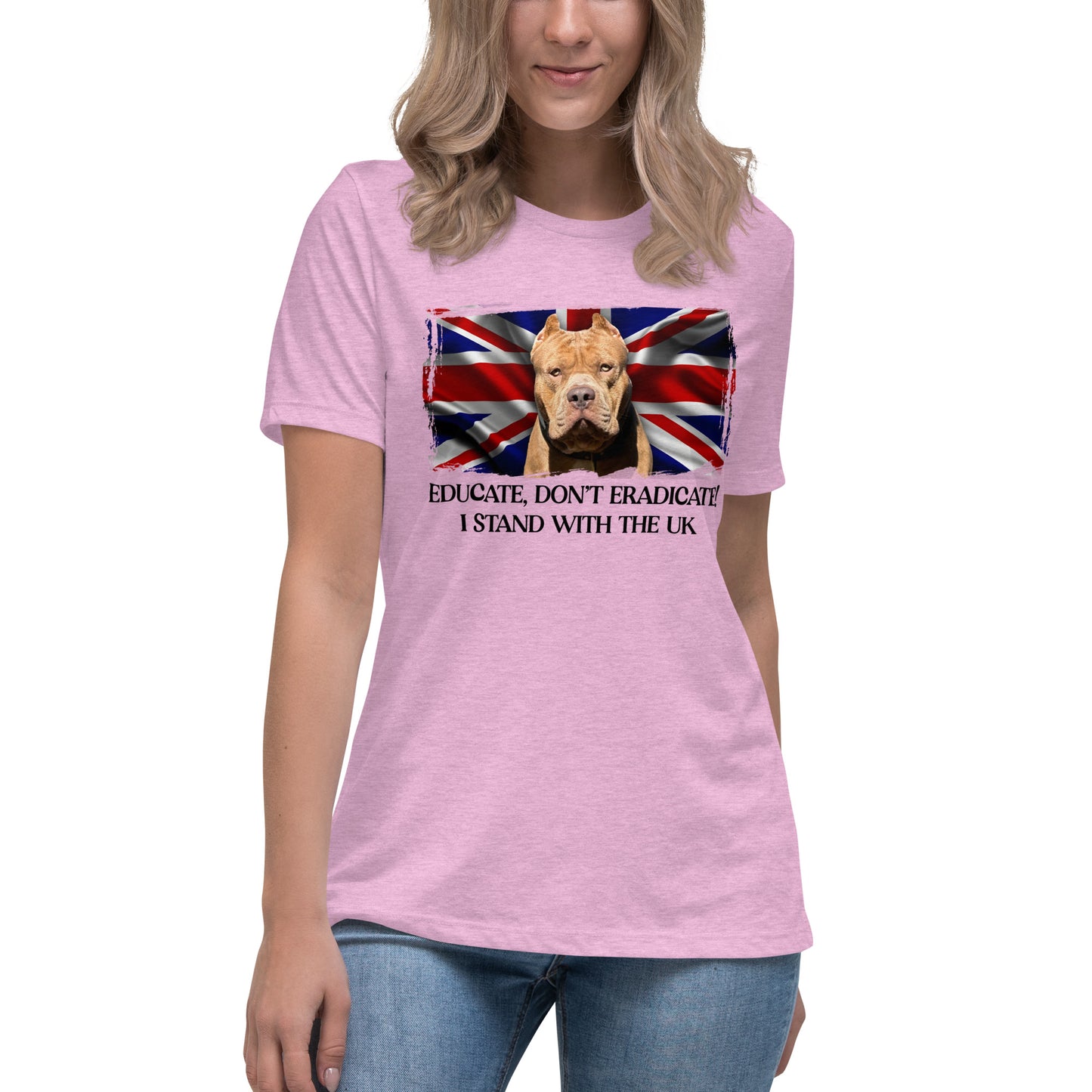 I Stand With The UK Loose Fitting Women's T Shirt