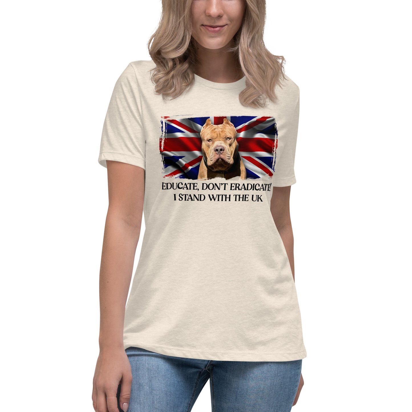 I Stand With The UK Loose Fitting Women's T Shirt