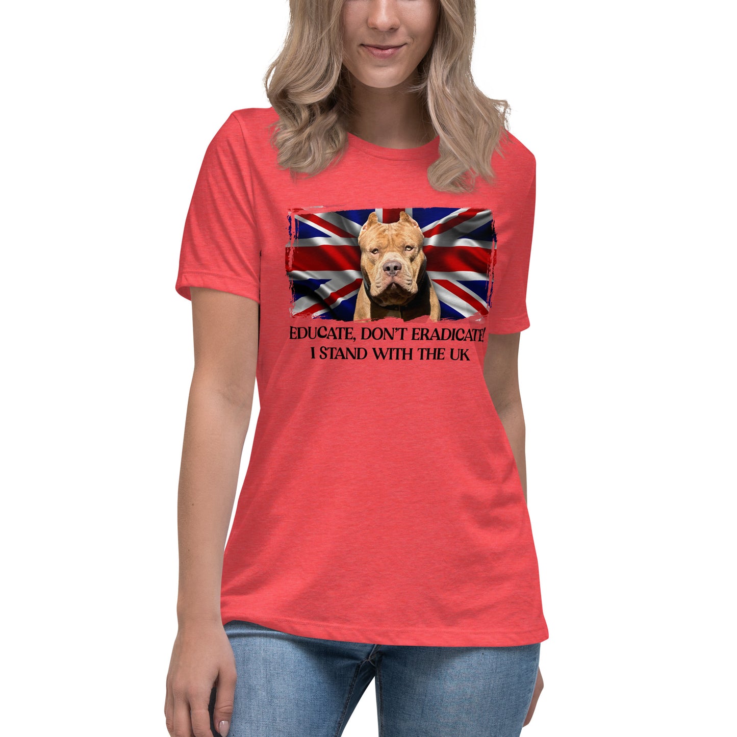 I Stand With The UK Loose Fitting Women's T Shirt