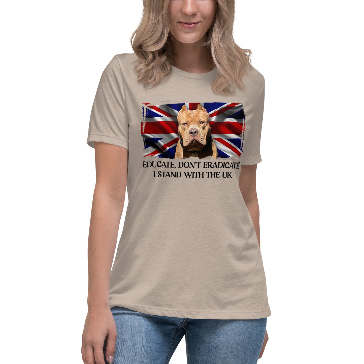 I Stand With The UK Loose Fitting Women's T Shirt