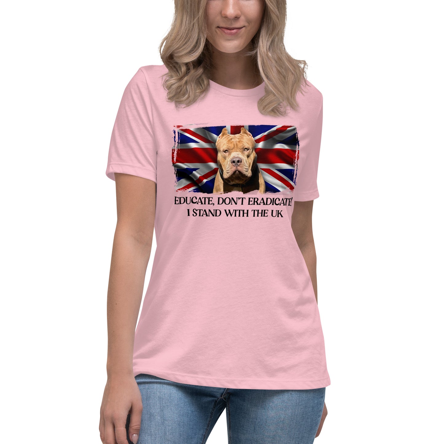 I Stand With The UK Loose Fitting Women's T Shirt