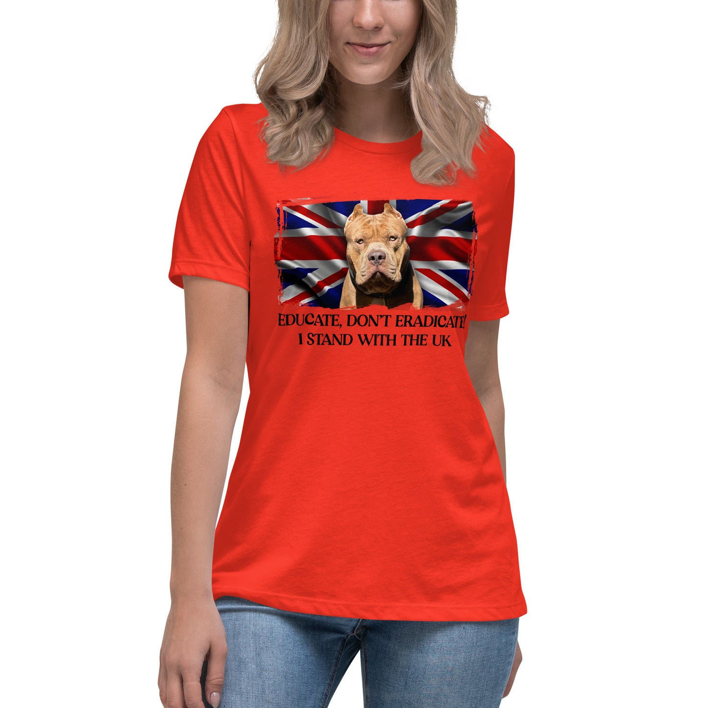 I Stand With The UK Loose Fitting Women's T Shirt