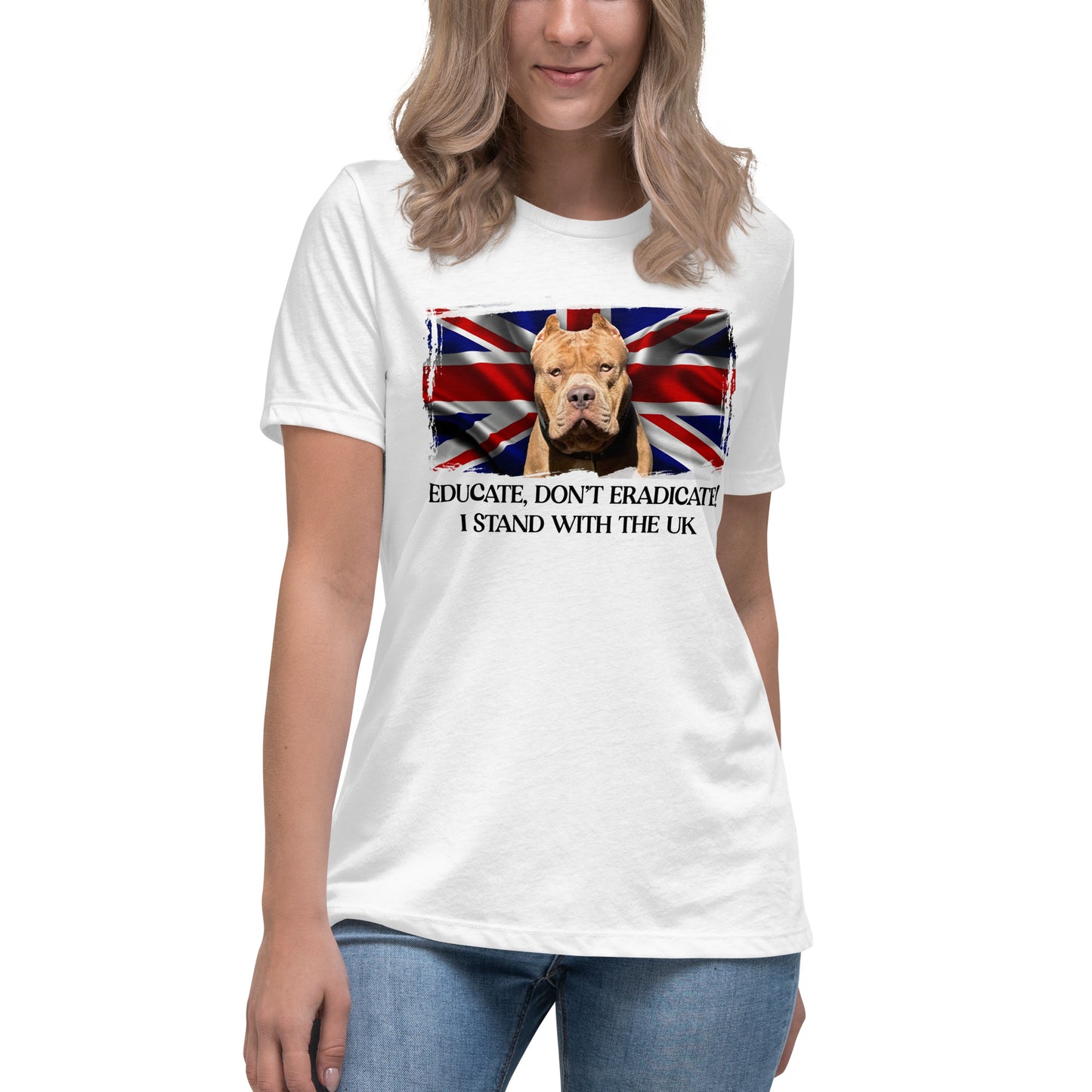 I Stand With The UK Loose Fitting Women's T Shirt