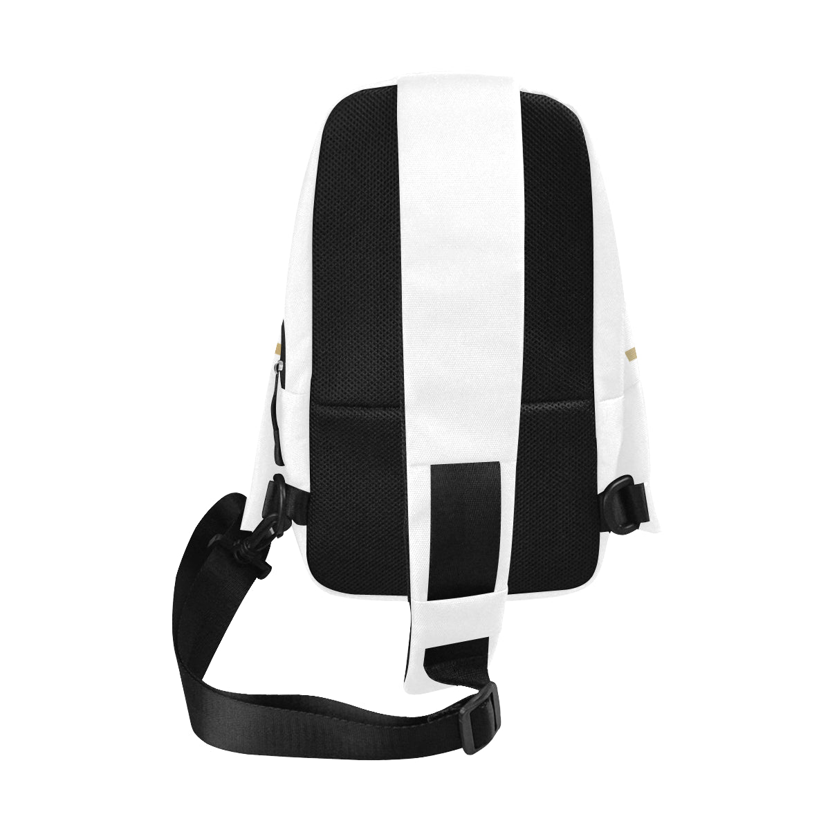 Gold and White Chest Bag