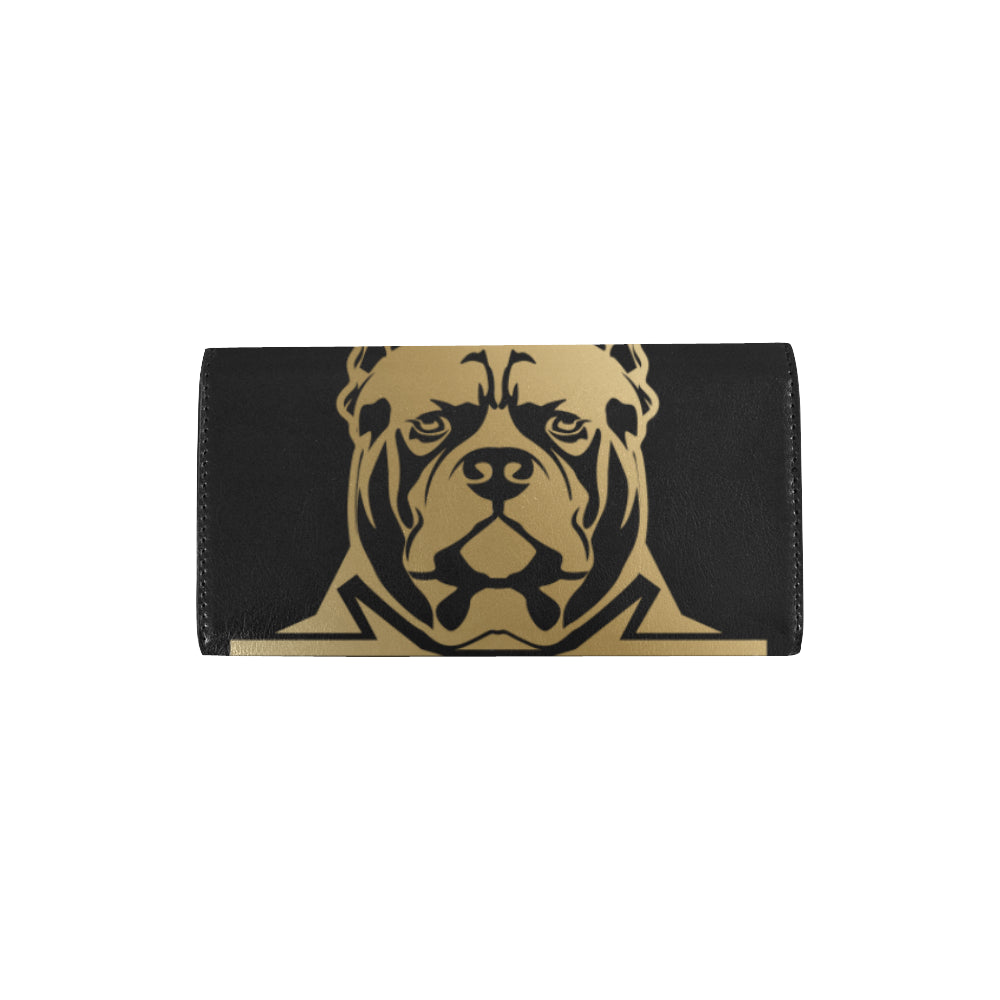 Gold and Black womens wallet