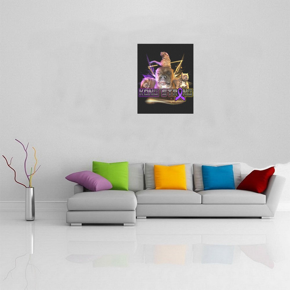 16x20 Kong Strong Canvas Print