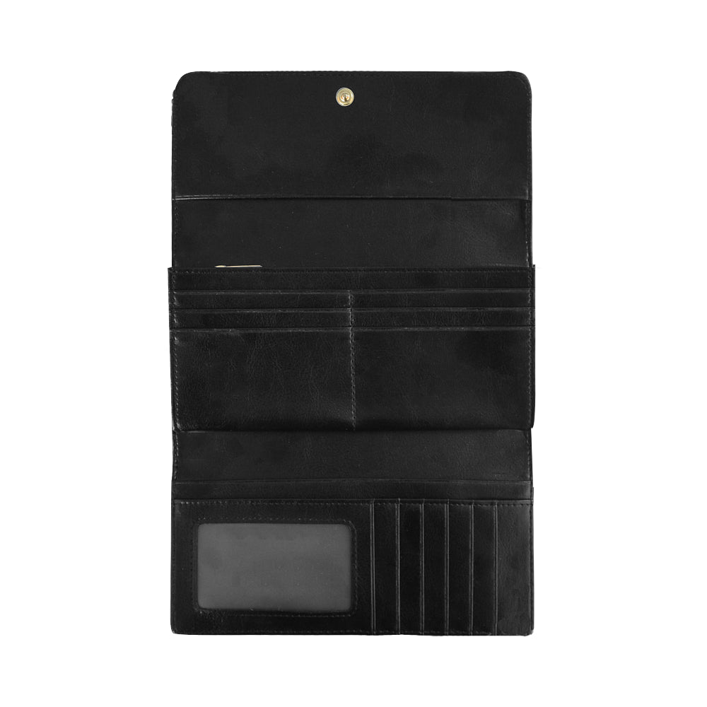Gold and Black womens wallet