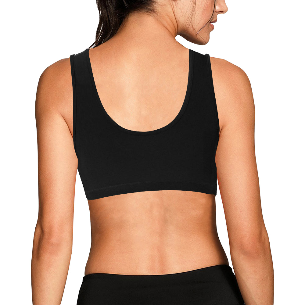 Gold and Black DDK Sports Bra