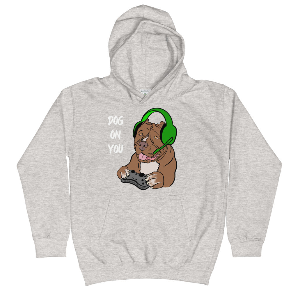 Kid's Dog On You Gaming Hoodie
