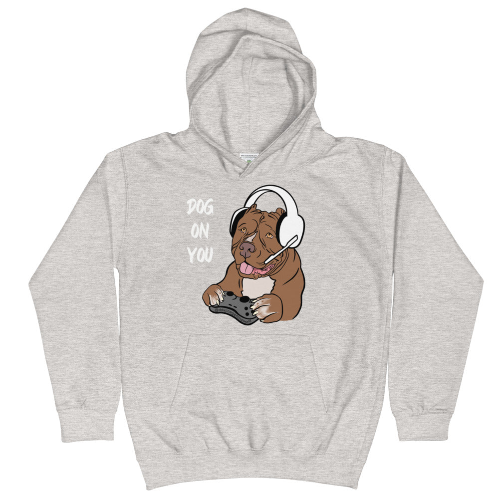 Kid's Dog On You Gaming Hoodie
