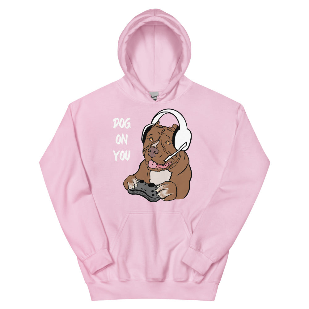 Unisex Dog On You Gaming Hoodie
