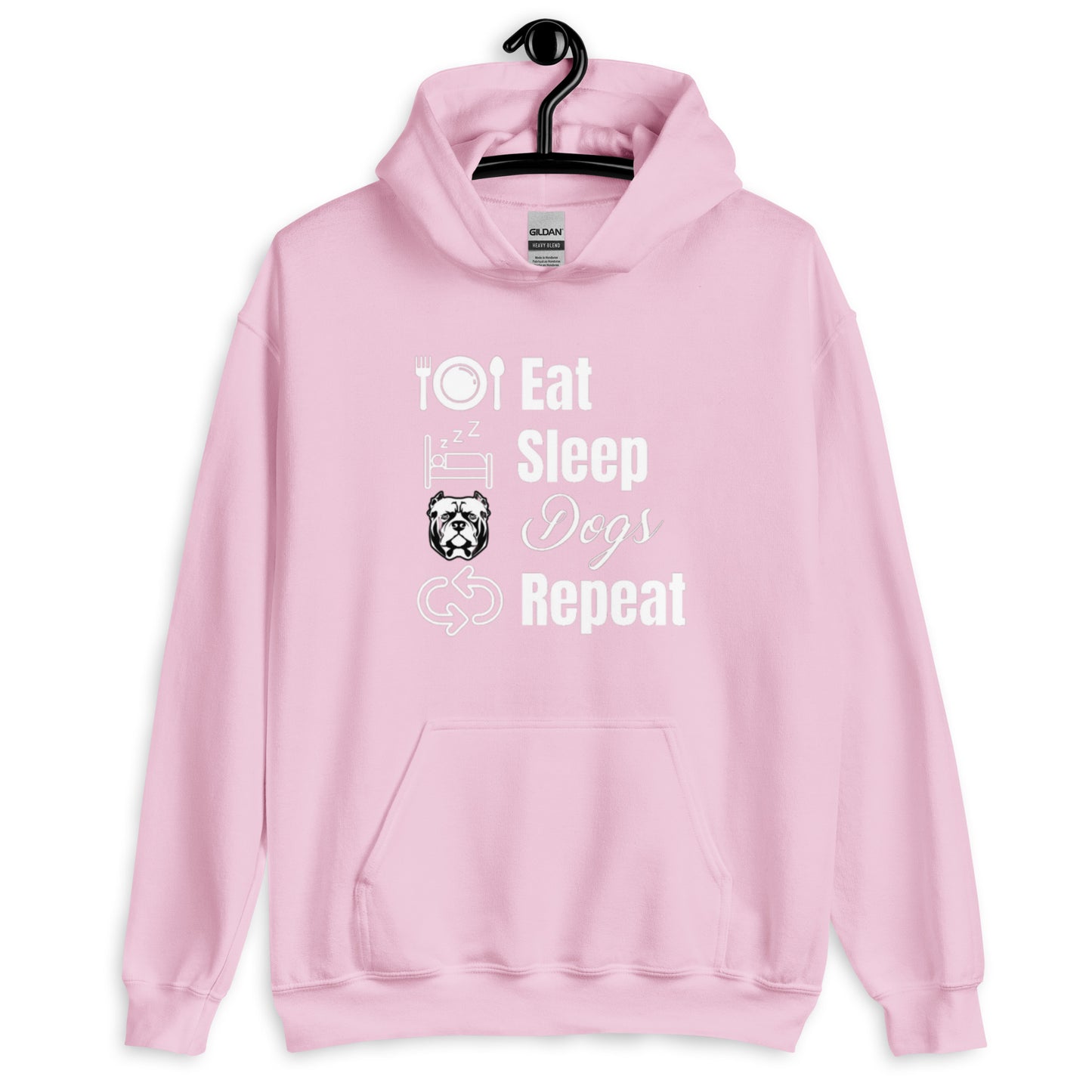 Eat Sleep Dogs Repeat Unisex Hoodie