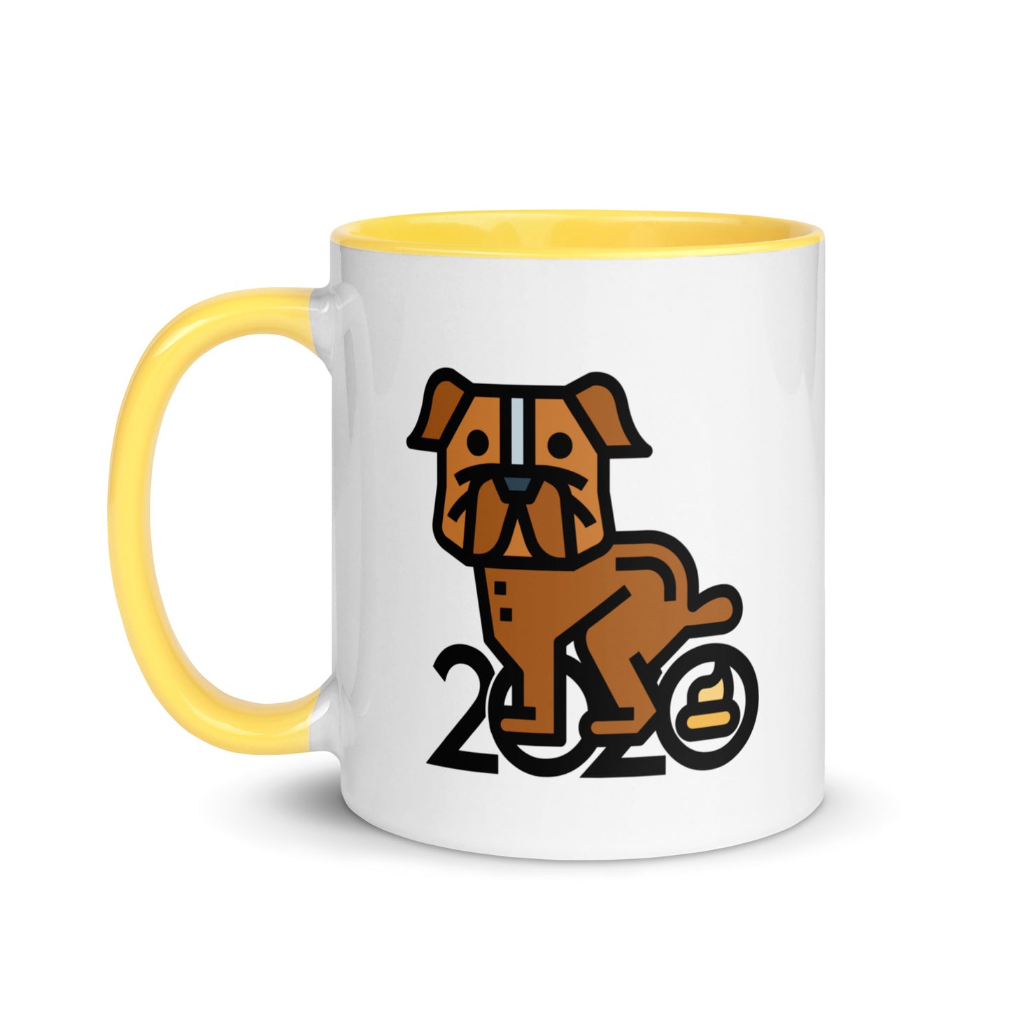 Dog Shitting 2020 Mug with Color Inside