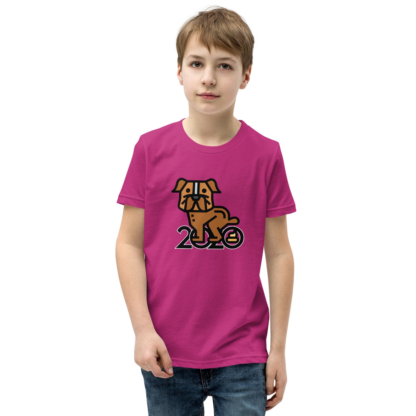 Dog Shitting 2020 Youth T-Shirt