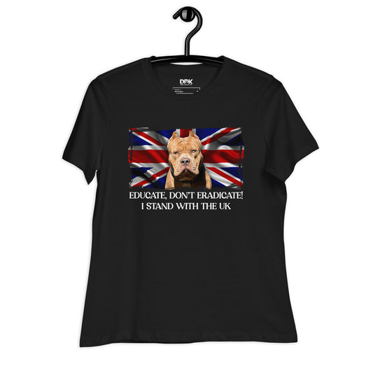 I Stand With The UK Loose Fitting Women's T Shirt