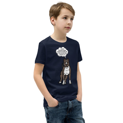 Eat Your Homework Youth Short Sleeve T-Shirt