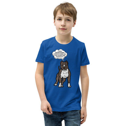 Eat Your Homework Youth Short Sleeve T-Shirt