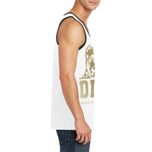Load image into Gallery viewer, White and Gold Men&#39;s Tank