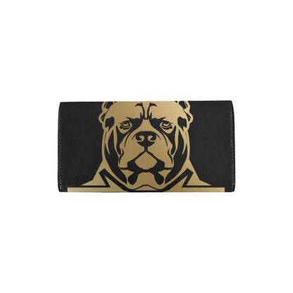Gold and Black womens wallet