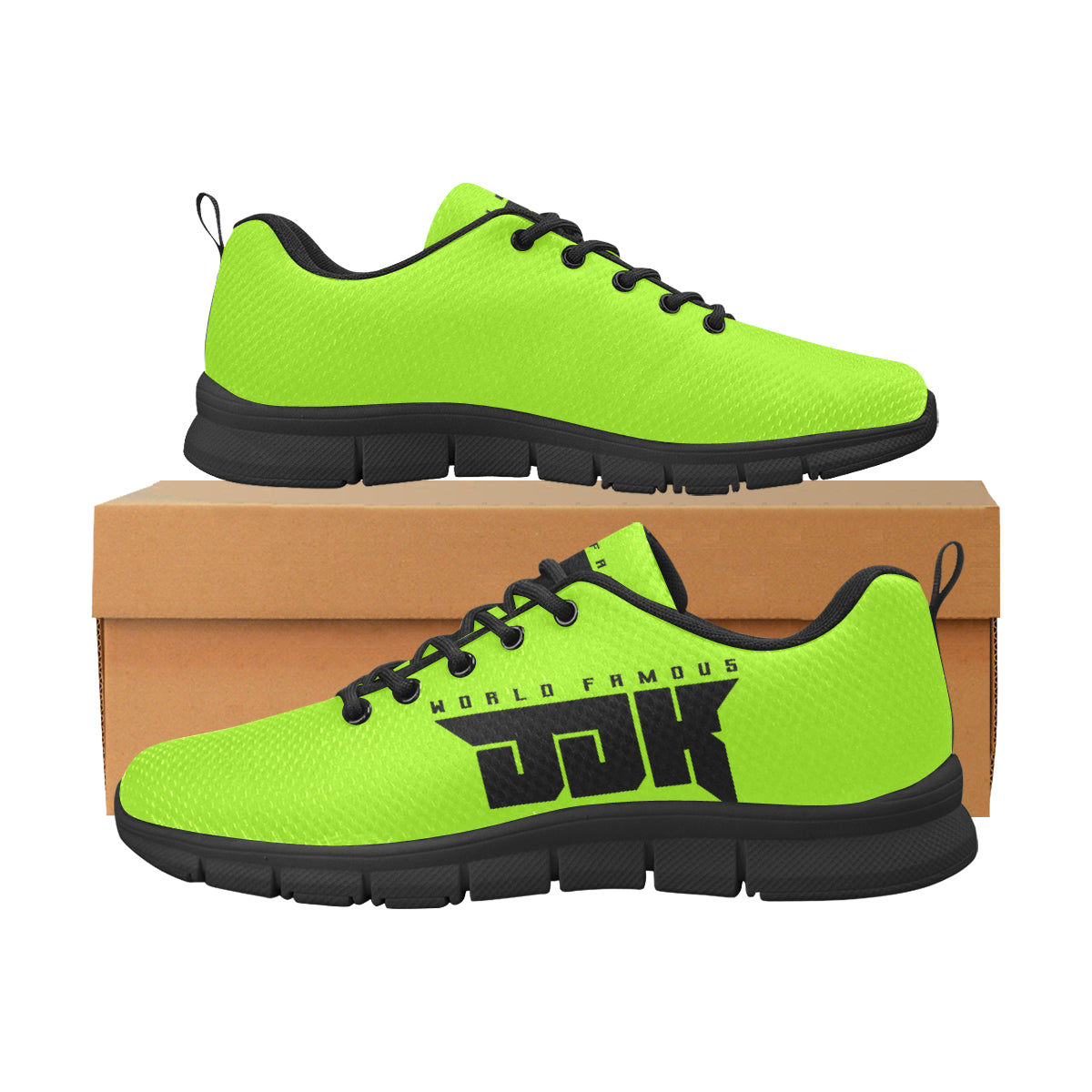 Womens world famous lime green shoes