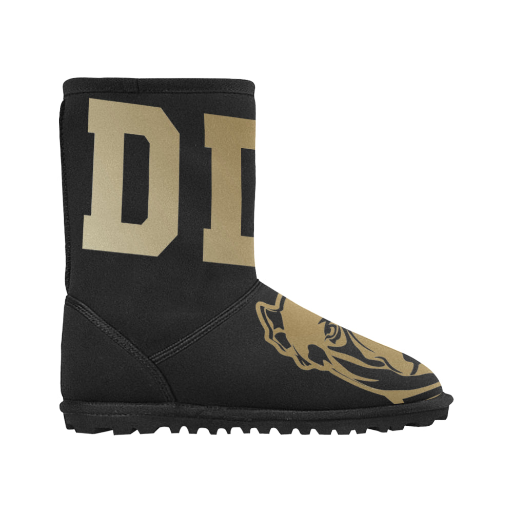Gold and Black General DDK Kids Snow Boots