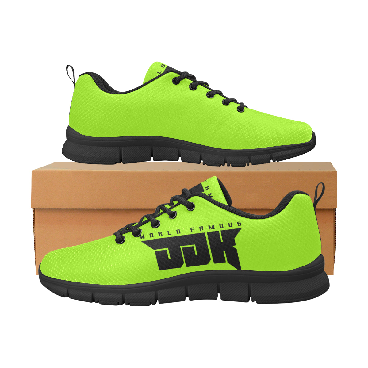 Mens world famous lime green shoes