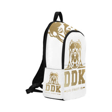 Load image into Gallery viewer, White and Gold Back Pack