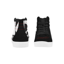 Load image into Gallery viewer, Women&#39;s High Top Casual Black and White DDK Shoes