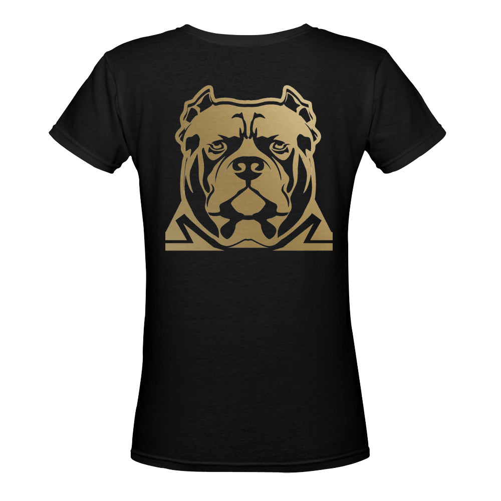 Black and Gold Women's T-shirt