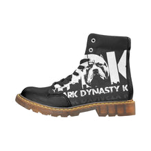 Load image into Gallery viewer, Men&#39;s Round Toe Black and White DDK Boots