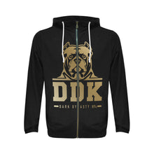 Load image into Gallery viewer, Men&#39;s Gold Logo Zip Up
