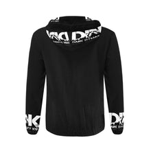 Load image into Gallery viewer, Black and white zip up