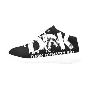 Black and White Mens Basketball Shoes Men's Basketball Training Shoes (Model 47502)