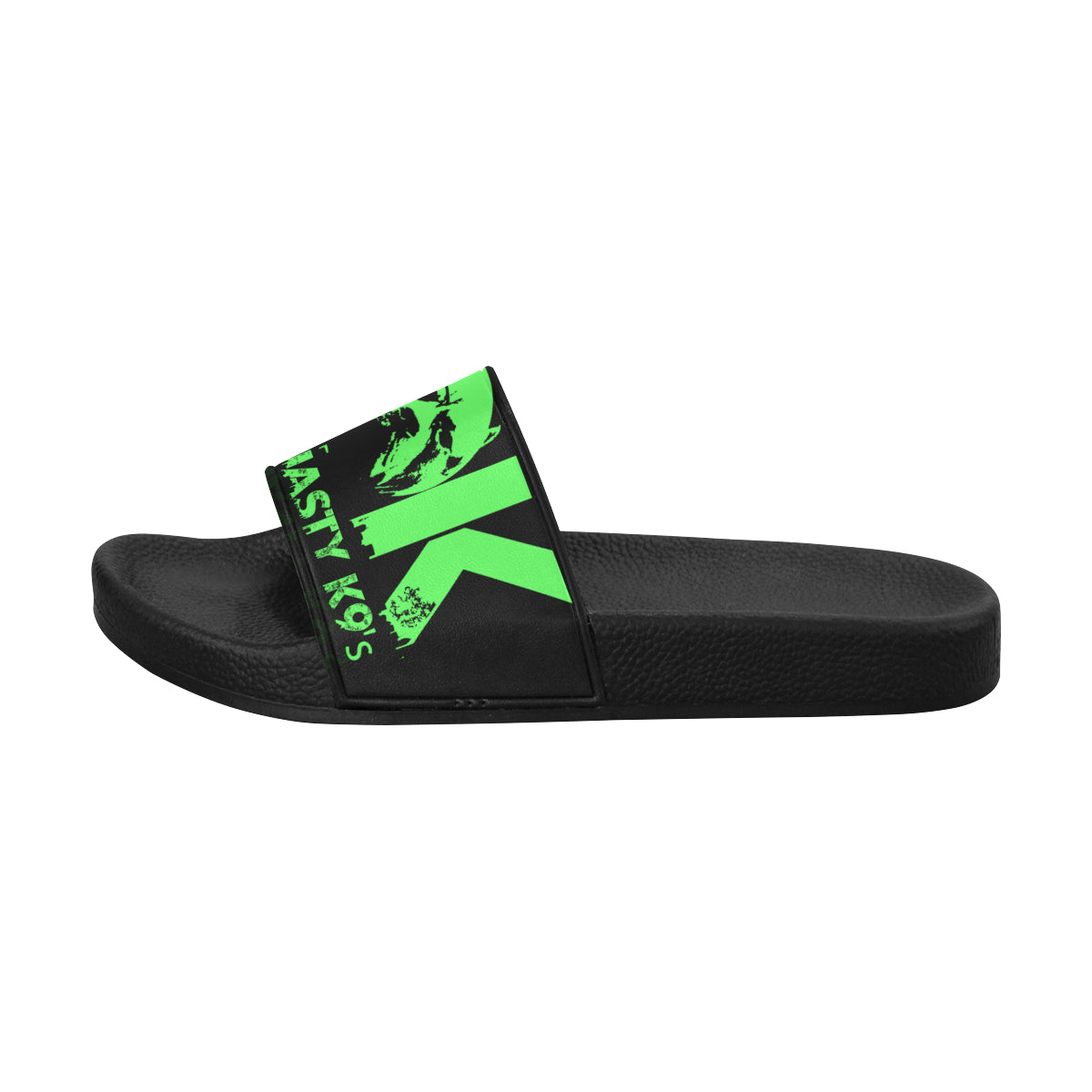 Mens Green Slides