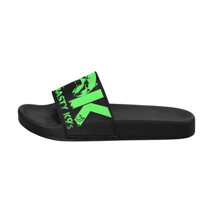 Mens Green Slides