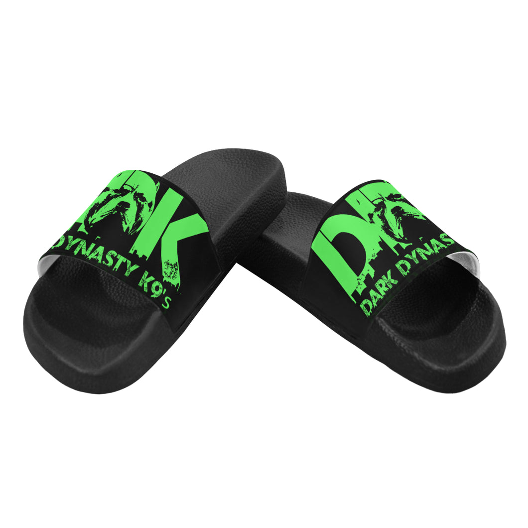 Mens Green Slides