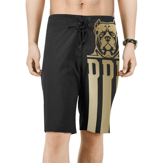 Black and Gold General Board Shorts