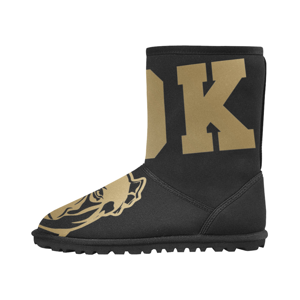 Gold and Black General DDK Kids Snow Boots