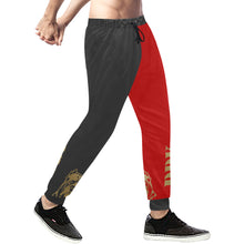 Load image into Gallery viewer, Black and Red Track Pants