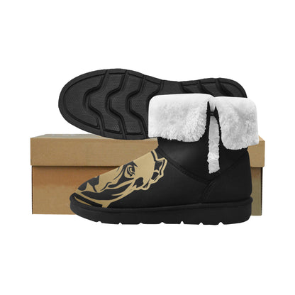 Gold and Black General DDK Snow Boots