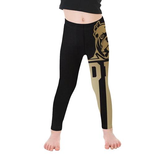 Gold General Kids Leggings Kid's Ankle Length Leggings (Model L06)