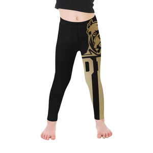 Gold General Kids Leggings Kid's Ankle Length Leggings (Model L06)