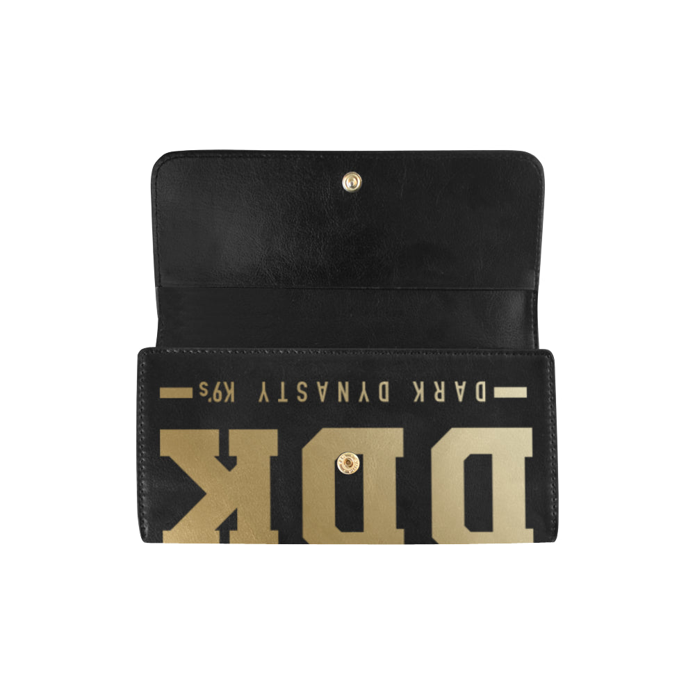 Gold and Black womens wallet
