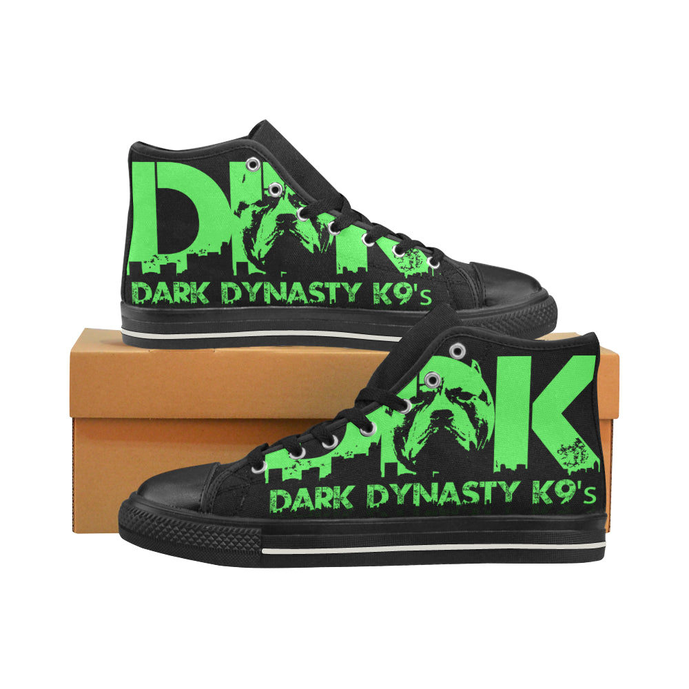 ~*~Limited time only~*~ Green logo kids High Top Canvas Shoes