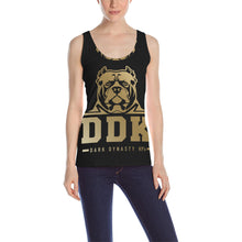 Load image into Gallery viewer, Black and Gold Women&#39;s Tank Top