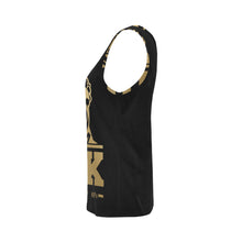 Load image into Gallery viewer, Black and Gold Women&#39;s Tank Top